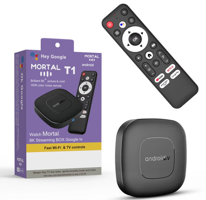 TV Box Mortal T1 Streaming 8K