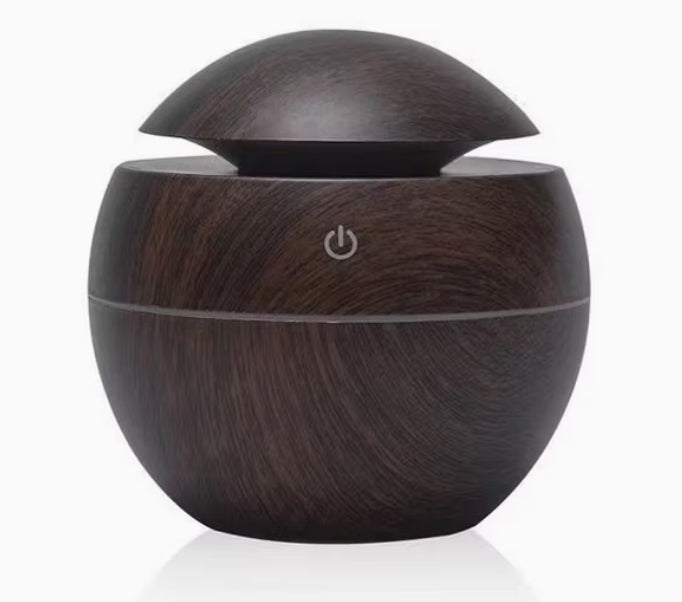 Humidificador Esférico Madera LED 5V