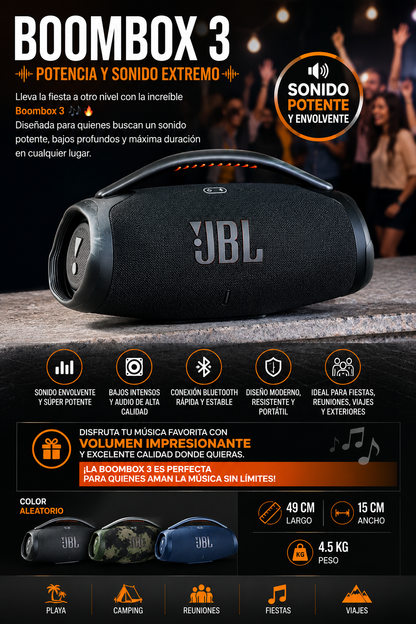TIPO ORIGINAL BOOMBOX 3 GIGANTE