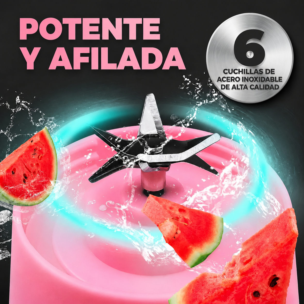 Licuadora Portátil Recargable